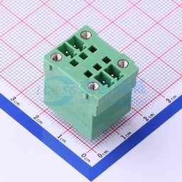 3.81mm 2x2P 排数:2 每排P数:2 螺丝固定 【插拔】缩略图
