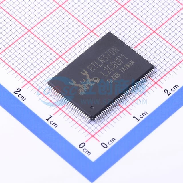 单芯片8端口10/100/1000Mbps交换机控制器实物图