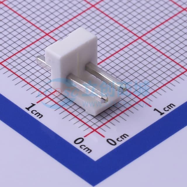 1x2P 间距:3.96mm 直插 系列:VH 【插件】实物图
