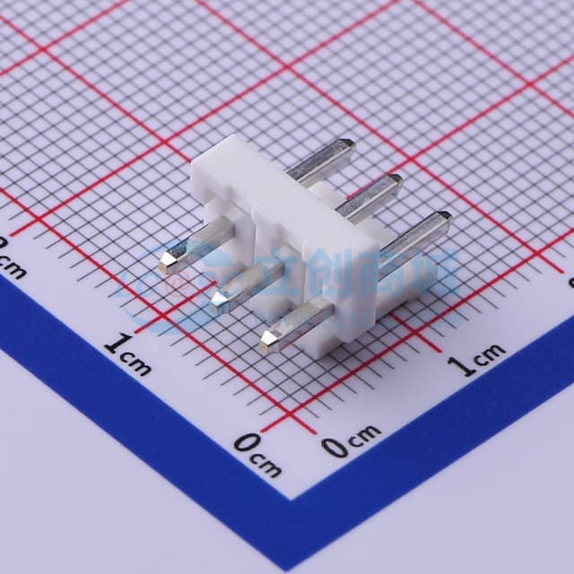 1x3P 间距:3.96mm 直插 系列:VH 【插件】实物图