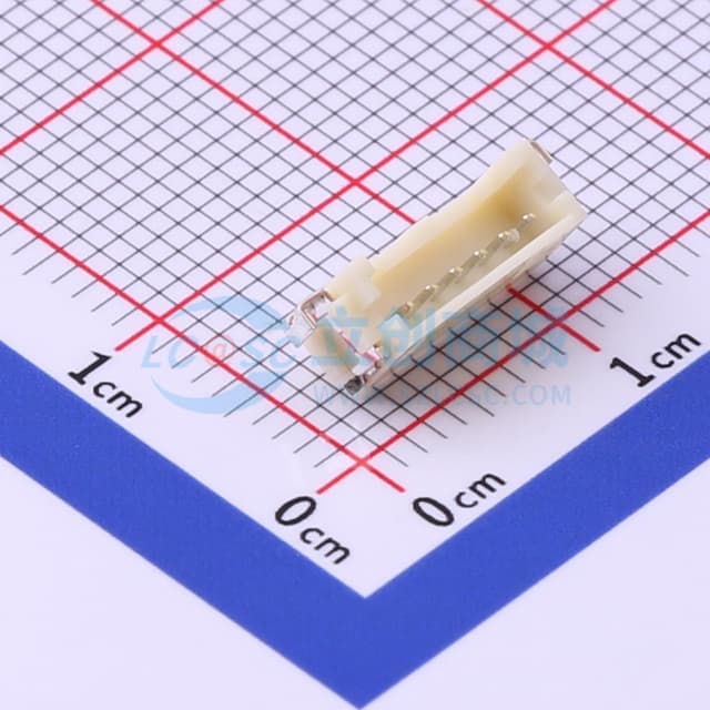 1x6P 间距:1.25mm 卧贴实物图