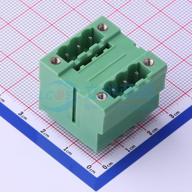 螺丝固定 5.08mm 【插拔】实物图