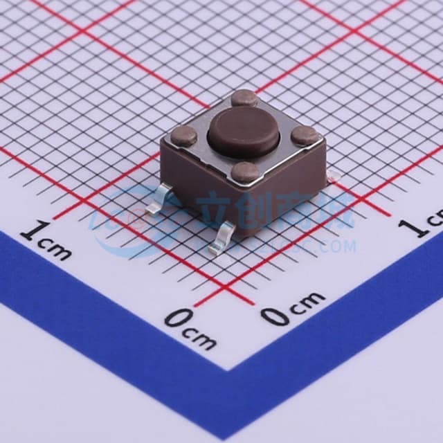 6.2*6.2*4.3mm 立贴 轻触开关实物图