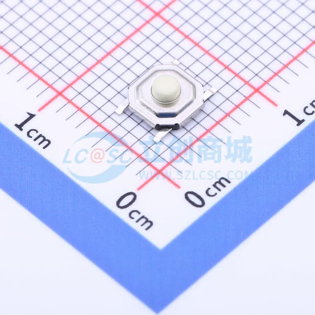 5.2*5.2*2mm 立贴 轻触开关实物图