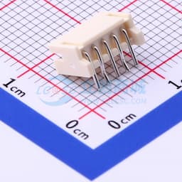 1x5P 间距:1.5mm 弯插 系列:ZH 【插件】缩略图