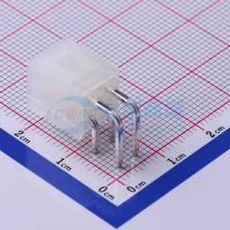 白色半透明 2x2P 间距:4.2mm 弯插【插件】缩略图