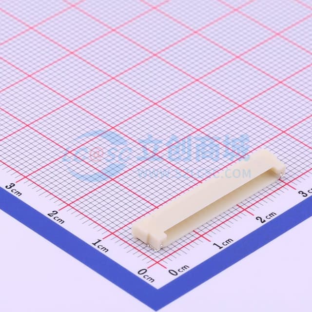 1x20P 间距:1.25mm 卧贴实物图