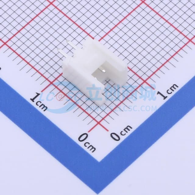 1x2P 间距:2mm 直插 系列:HY【插件】实物图