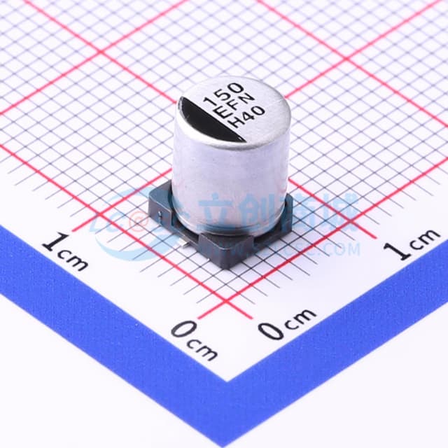 150uF ±20% 25V实物图