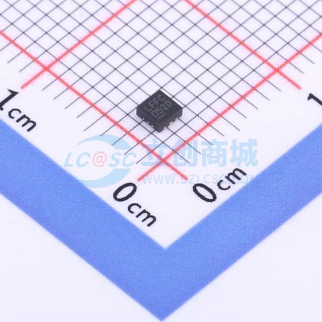 采用 2mm x 2mm DFN 封装的 550mA 2MHz 同步升压型 DC/DC 转换器实物图