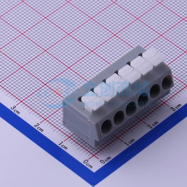 5mm 每排P数:6 排数:1 【插件】实物图