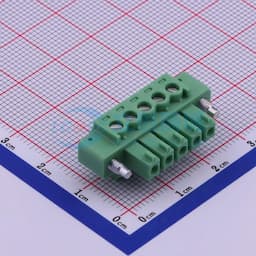 3.81mm 1x5P 排数:1 每排P数:5 螺丝固定缩略图