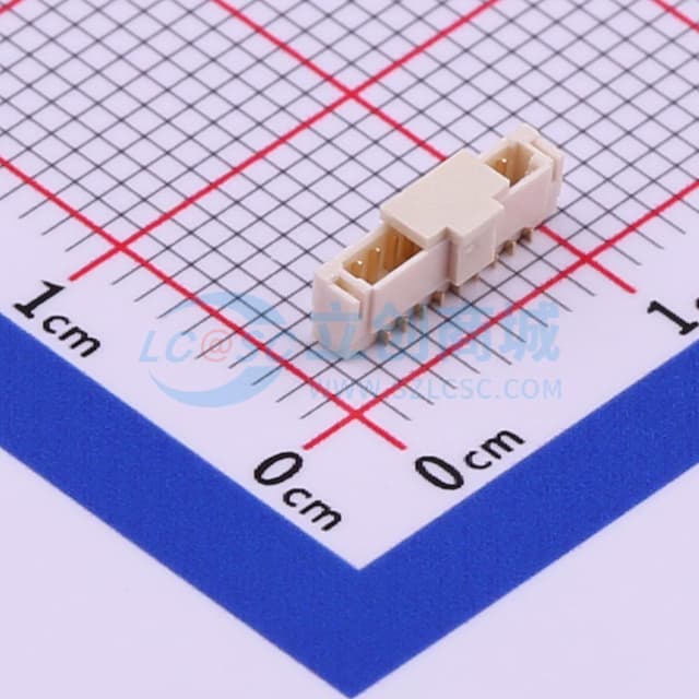 1x9P 间距:0.8mm 立贴实物图