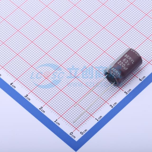 220uF ±20% 63V实物图