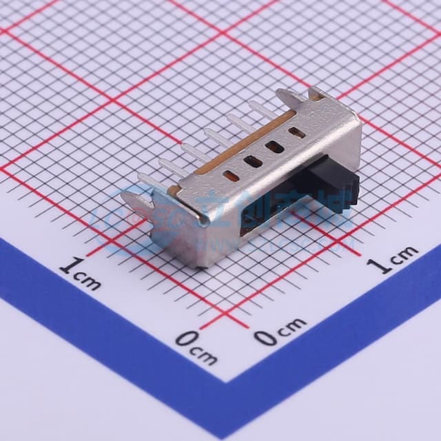 柄长3mm 直插四档 滑动开关 【拨动】实物图