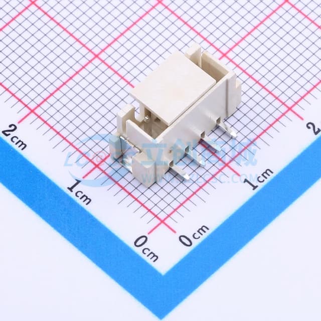 1x4P 间距:2.5mm 立贴 系列:XH实物图
