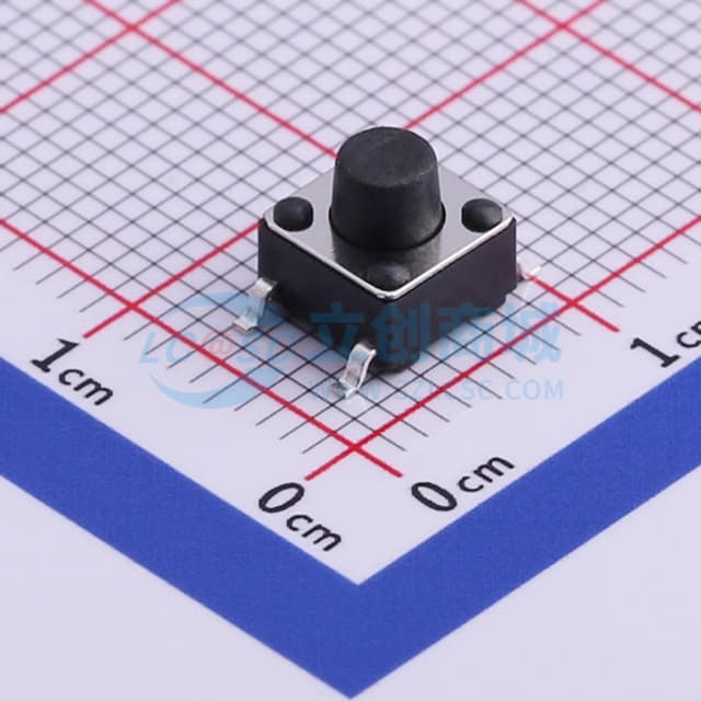 6*6*6mm 立贴 轻触开关实物图