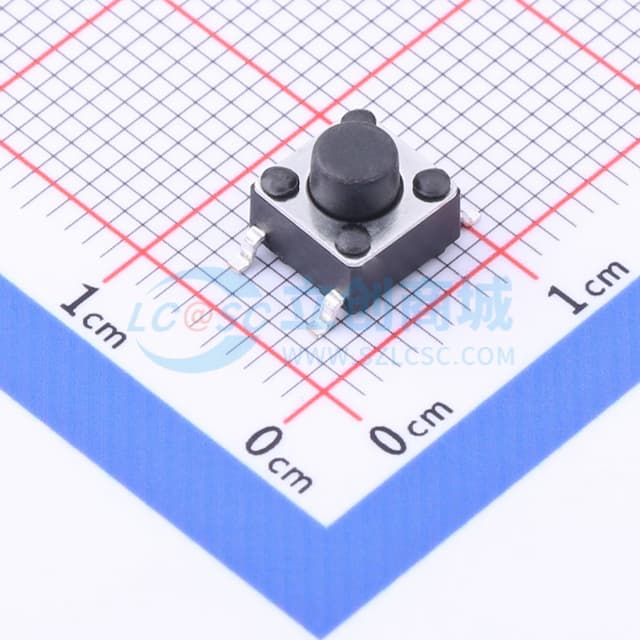 6*6*5.5mm 立贴 轻触开关实物图