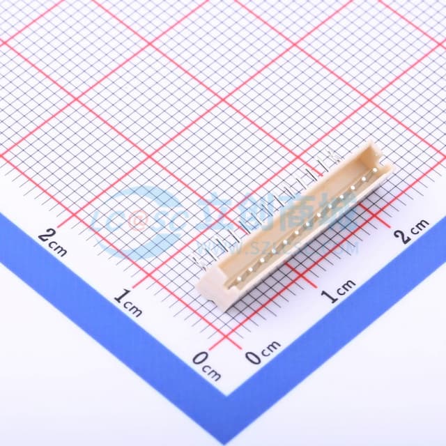 1x13P 间距:1.5mm 弯插 系列:ZH 【插件】实物图