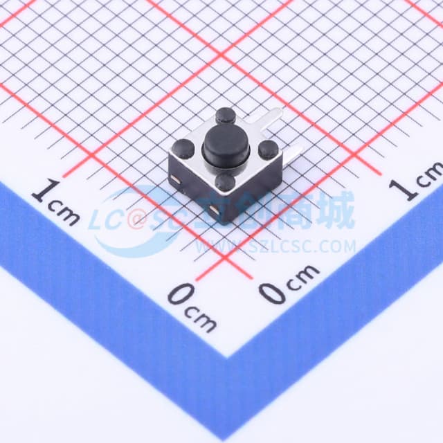 4.5*4.5*3.8mm 立贴 轻触开关 【插件】实物图