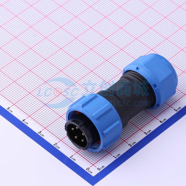 电缆插头JH1710P-5实物图