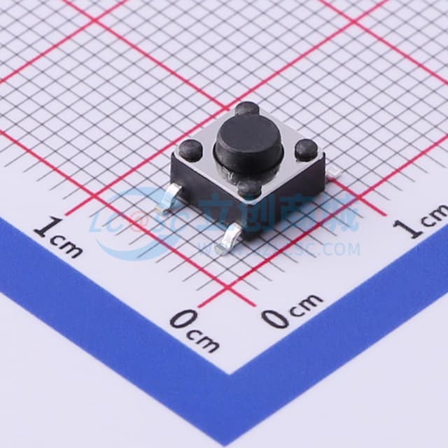 6*6*4.3mm 立贴 轻触开关实物图