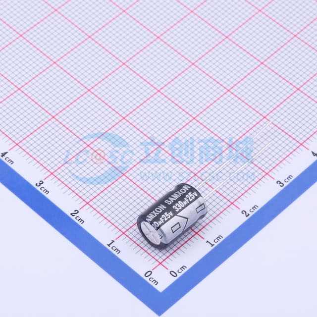 330uF ±20% 25V实物图