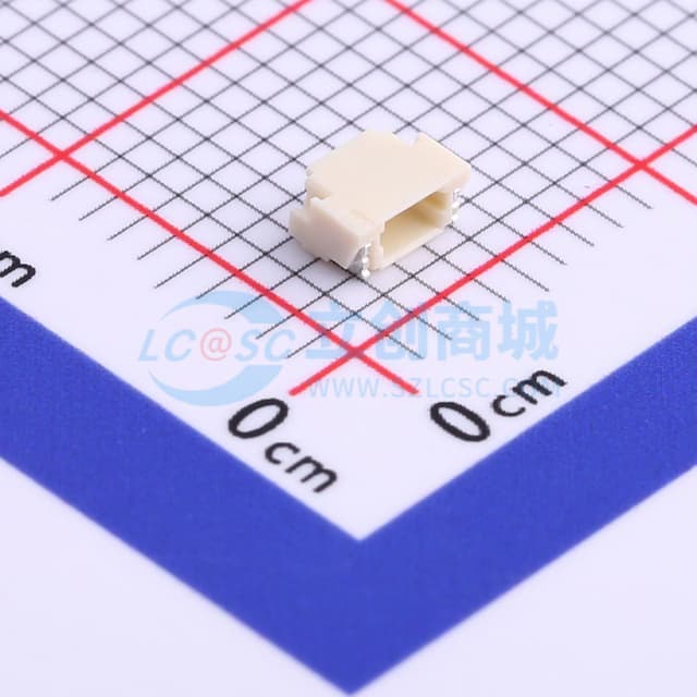 1x2P 间距:0.8mm 卧贴 系列:SUR实物图