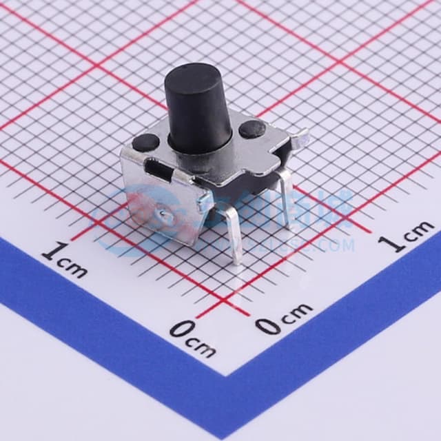 6*6*7.5mm 卧贴 轻触开关实物图