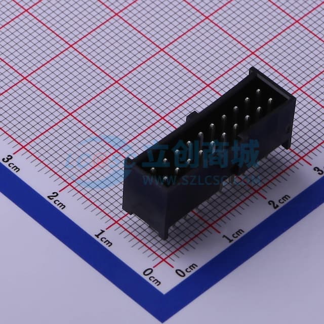 2x10P 间距:2.54mm 直插 【插件】实物图