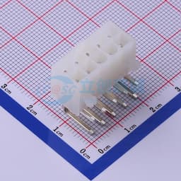白色半透明 2x5P 间距:4.2mm 弯插【插件】缩略图