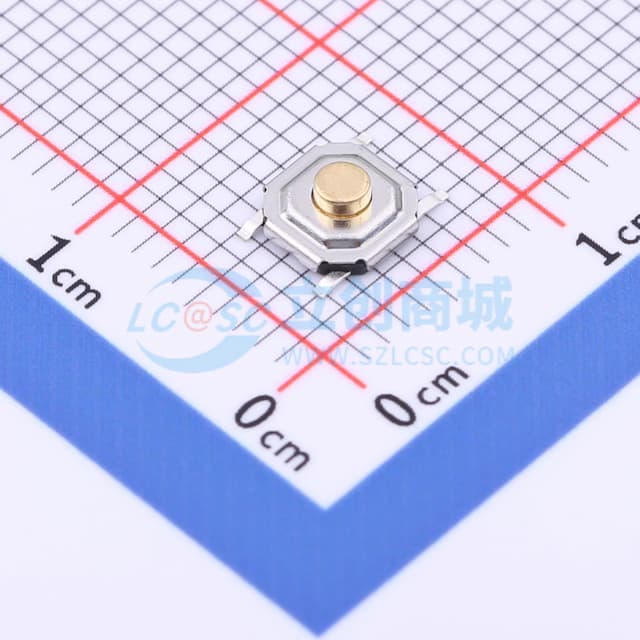 5.1*5.1*2mm 立贴 轻触开关实物图