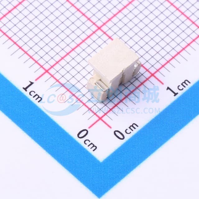 1x2P 间距:1.25mm 立贴 系列:PicoBlade(MX 1.25)实物图
