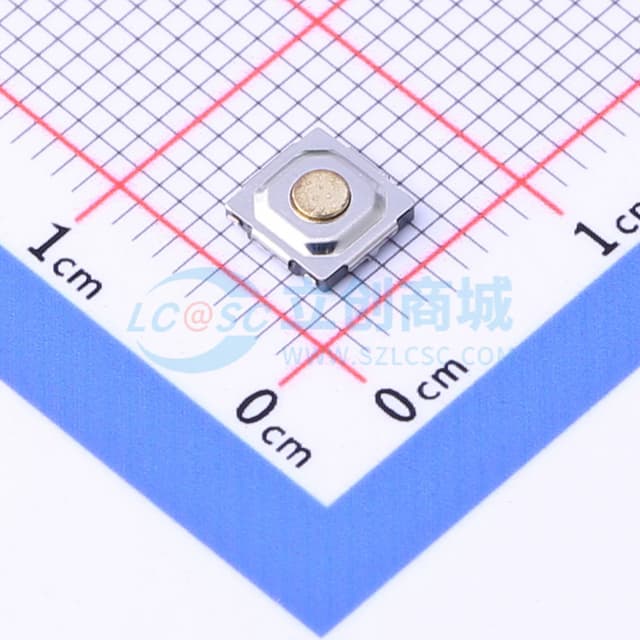 5.2*5.2*1.5mm 立贴 轻触开关实物图