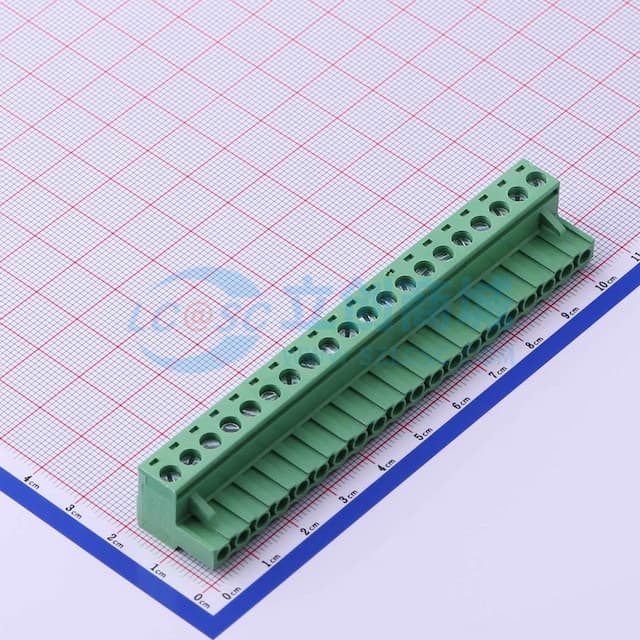 1x20P 5.08mm 排数:1 每排P数:20实物图