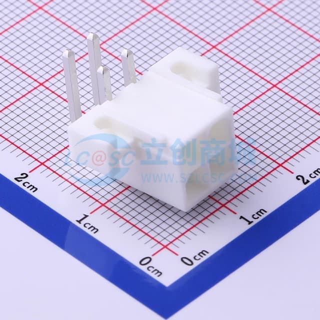 2x2P 间距:4.2mm 弯插 【插件】实物图