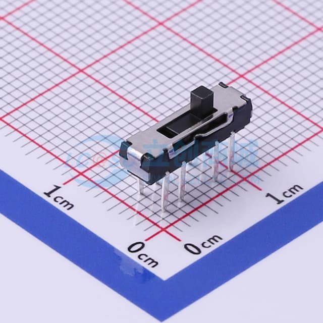 柄长2mm 直插三档 滑动开关 【拨动】实物图
