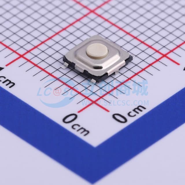 5.2*5.2*1.5mm 立贴 轻触开关实物图