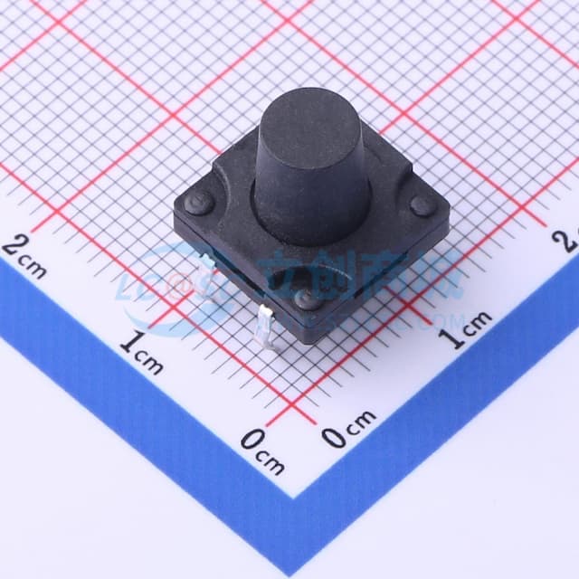 12*12*11mm 直插 轻触开关 【插件】实物图