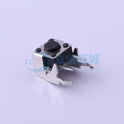 轻触开关6*6*4.5mm带支架插件四脚侧按250gf 【轻触】缩略图