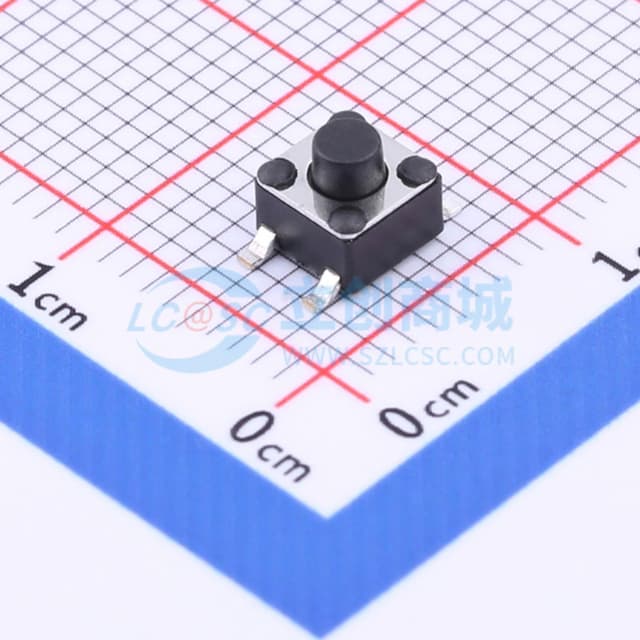 4.5*4.5*4.3mm 立贴 轻触开关实物图