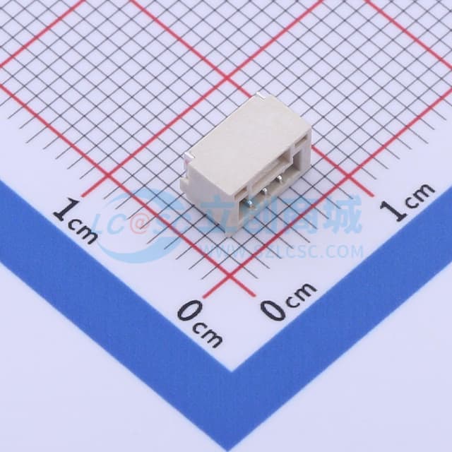 GH1.25-3P卧贴编带实物图