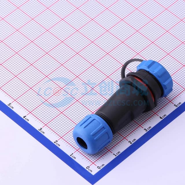 JH1311S-6电缆对接插座实物图