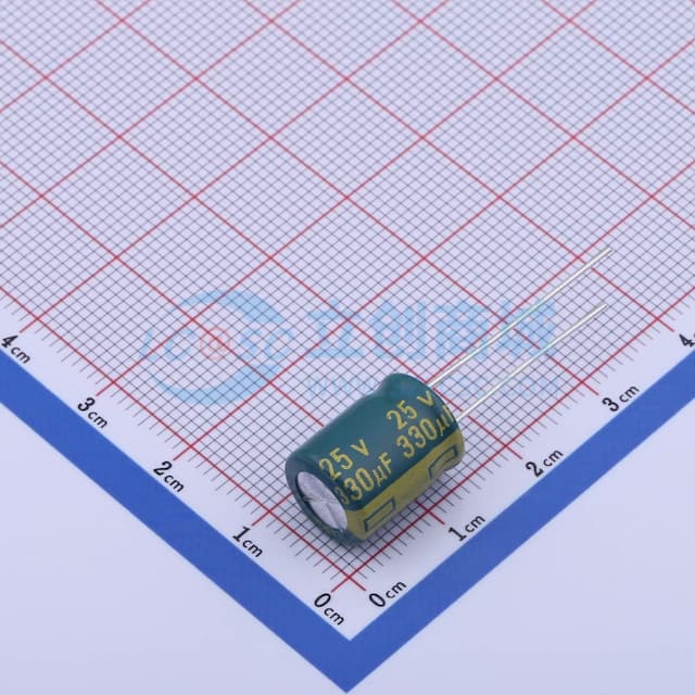 330uF ±20% 25V实物图