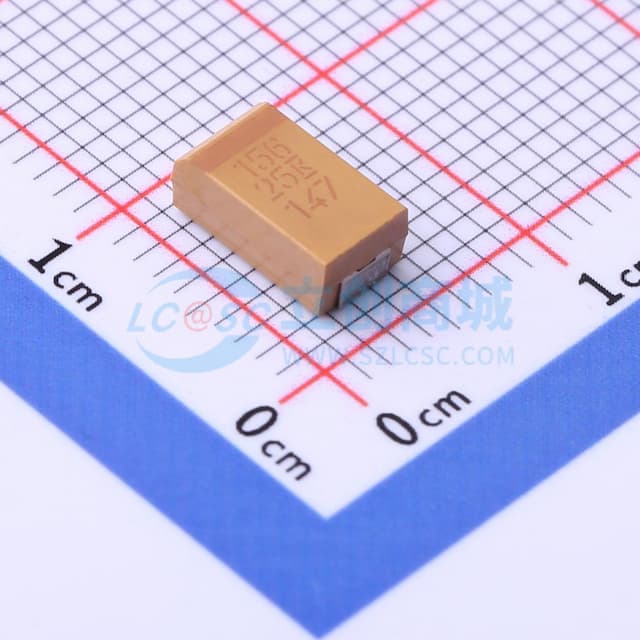 15uF ±10% 25V实物图