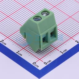 1x2P 5mm 直插 排数:1 每排P数:2 【螺钉】缩略图