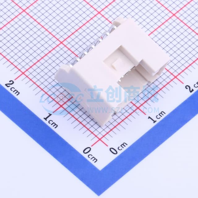 2x7P 间距:2mm 弯插 系列:PUD 【插件】实物图