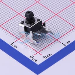 轻触开关6*6*7.3mm方头带支架四脚侧按180gf 【轻触】缩略图