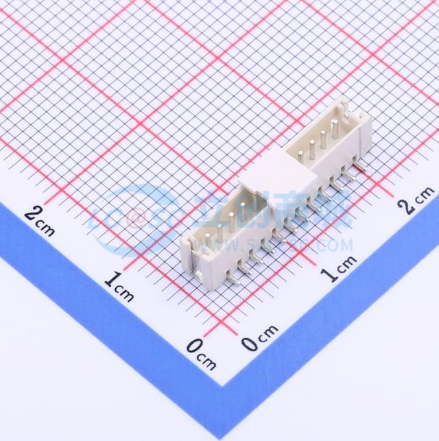 1x12P 间距:1.5mm 立贴 系列:ZH实物图