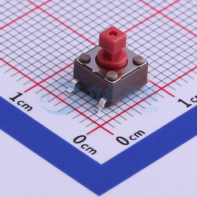 6.2*6.2*7.3mm 立贴 轻触开关实物图